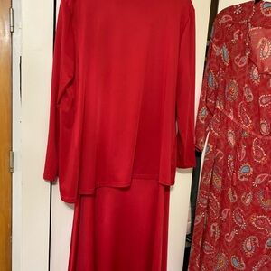 Woman’s Red dress